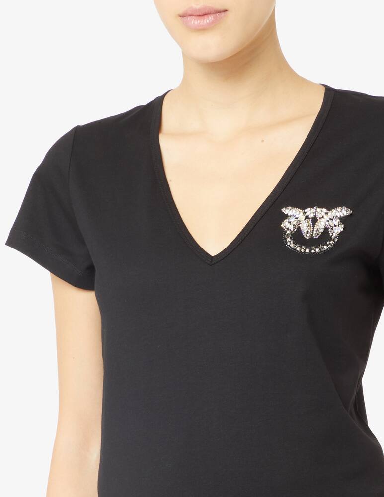 Pinko V-neck t-shirt - picture 4 Pinko V-neck t-shirt - picture 4