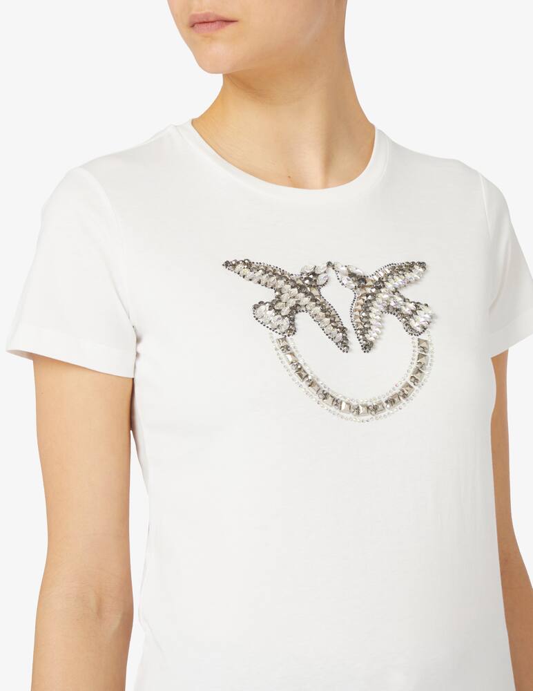 rinascente Pinko Quentin t-shirt with studs