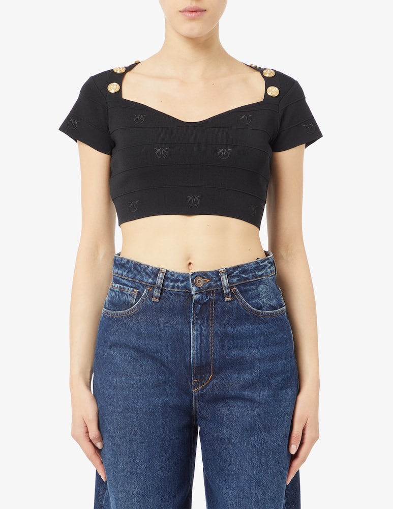 Pinko Maglia bande hoodia - immagine 1 Pinko Maglia bande hoodia - immagine 1