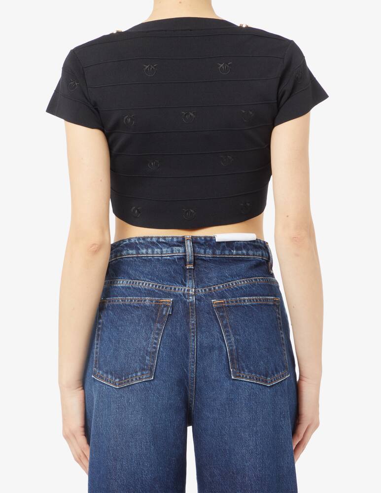 Pinko Maglia bande hoodia - immagine 3 Pinko Maglia bande hoodia - immagine 3