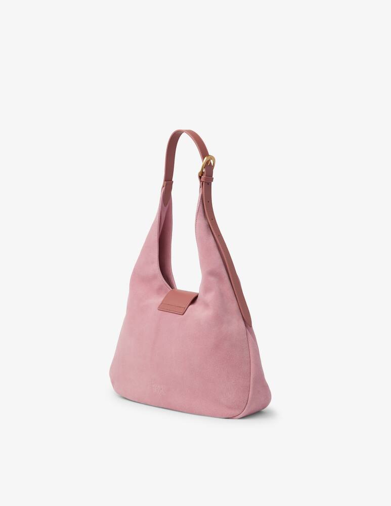 rinascente Pinko Mini suede hobo bag