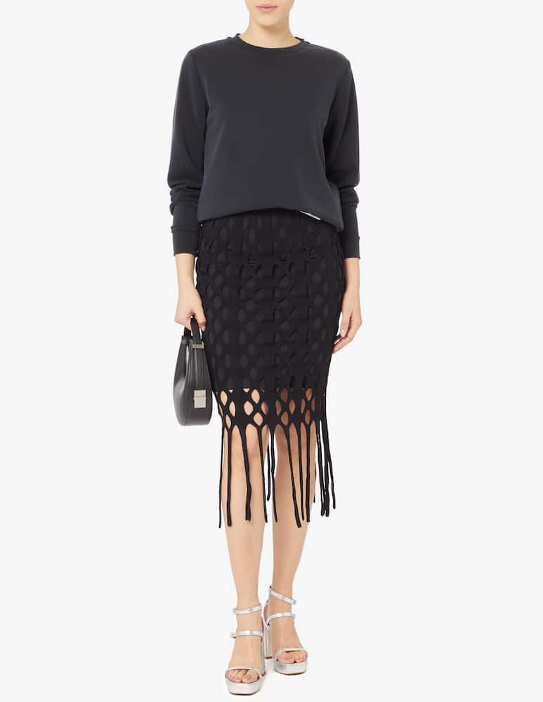 rinascente Pinko Gonna rete con frange Pirati 