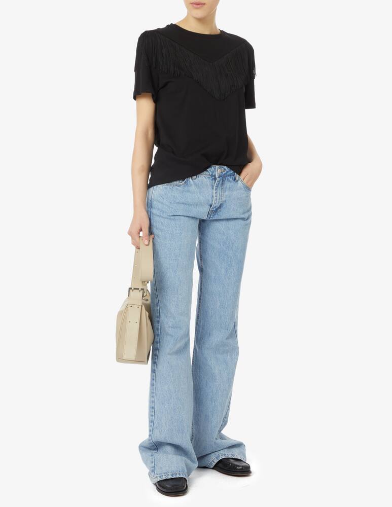 rinascente Pinko T-shirt jersey con frange Under world