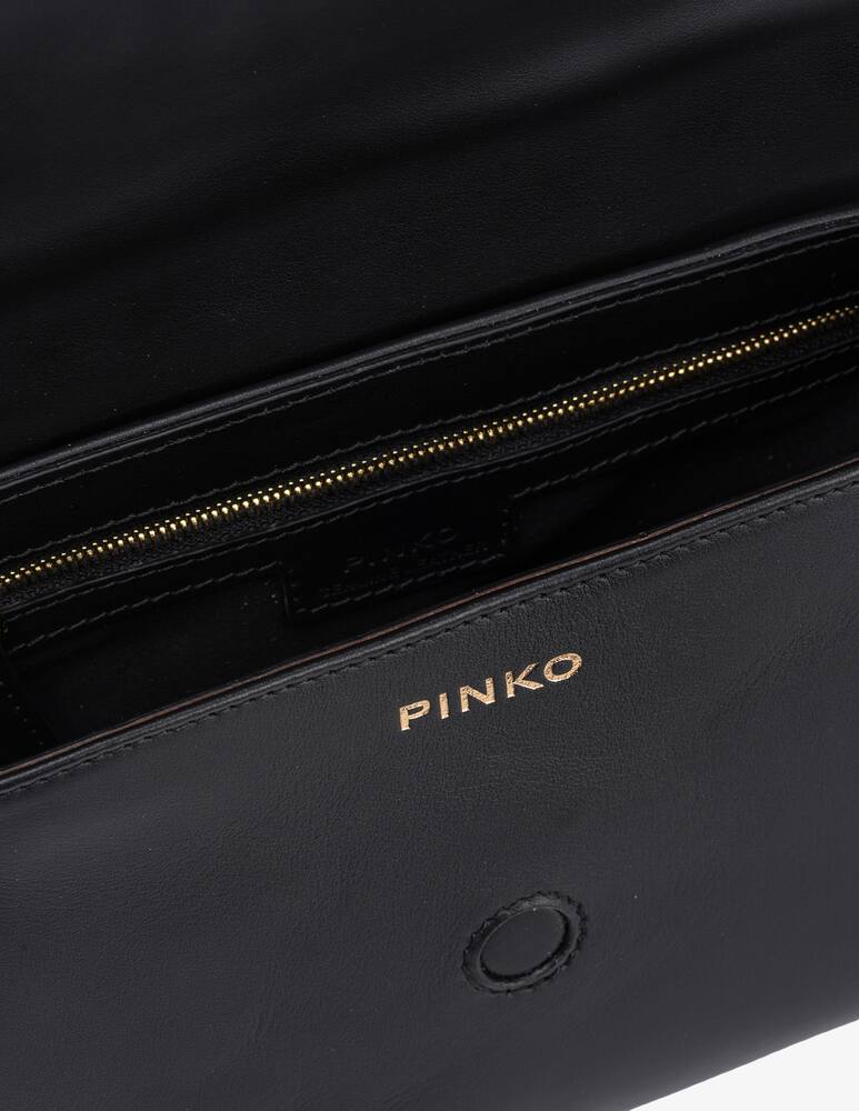 rinascente Pinko Mini napa leather bag