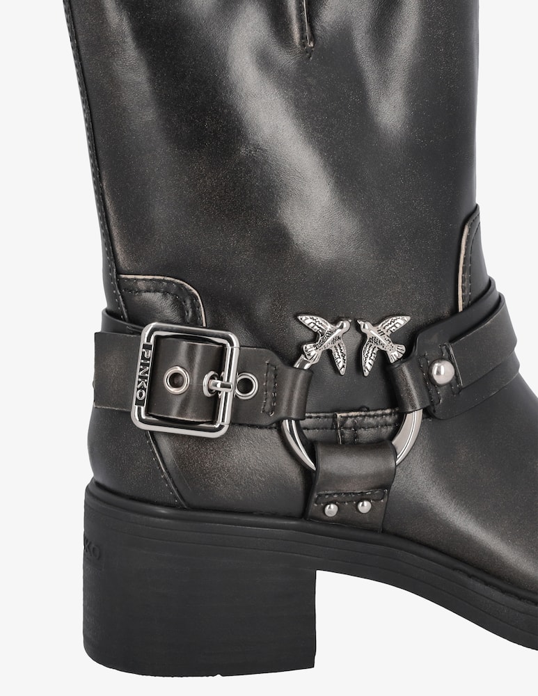 rinascente Pinko Anfibi in pelle