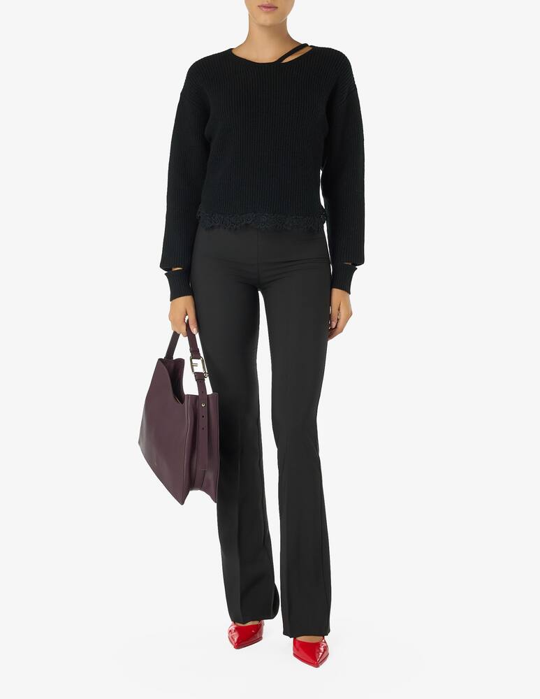 rinascente Pinko Damigiana wool blend sweater