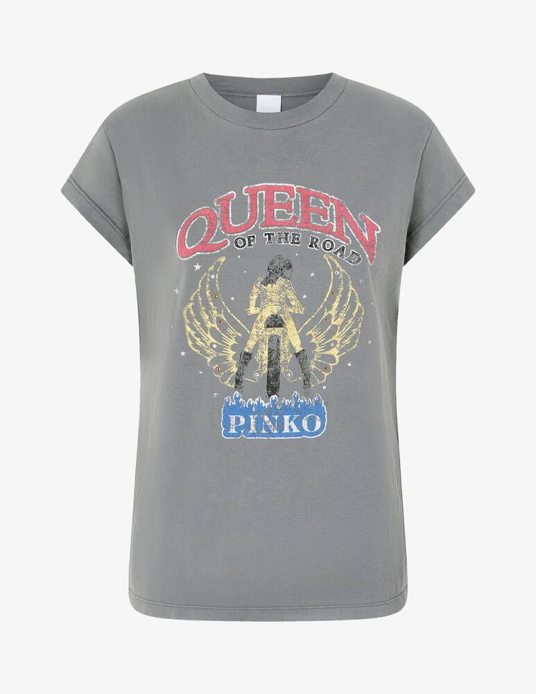 rinascente Pinko Queen rider t-shirt