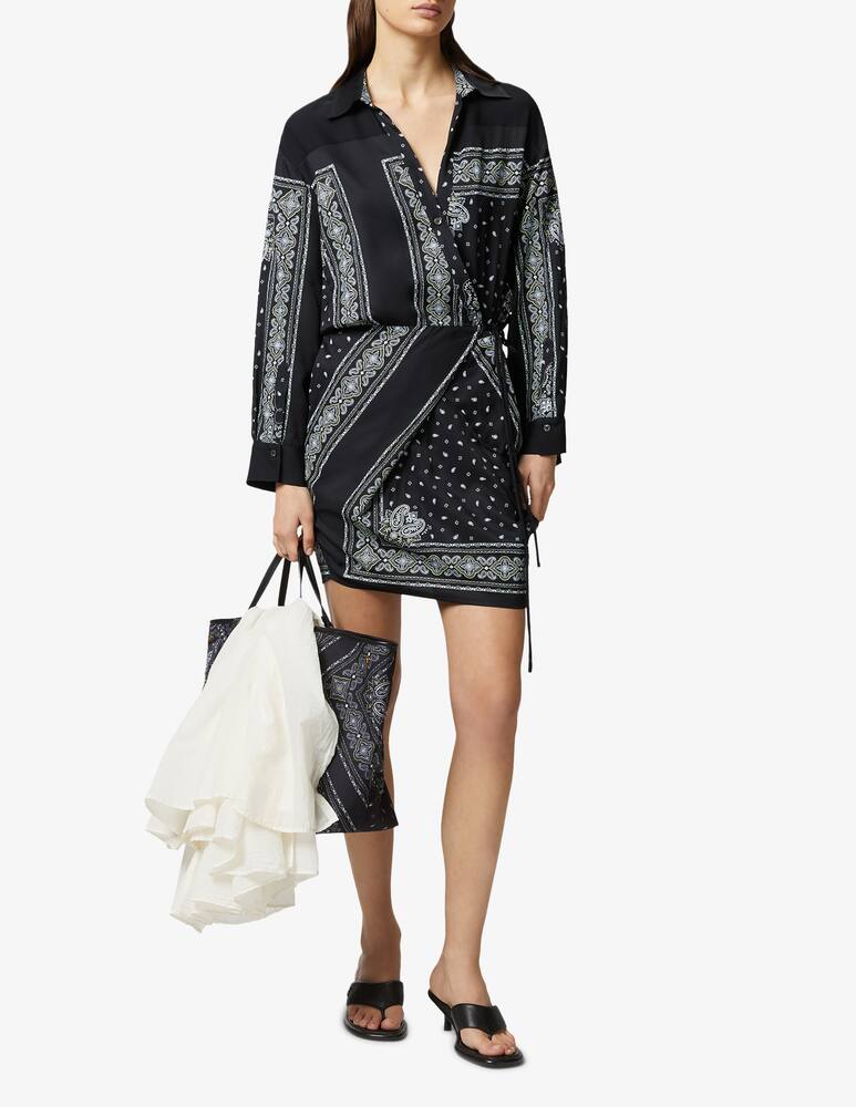 rinascente Pinko Mesopotamia wrap dress