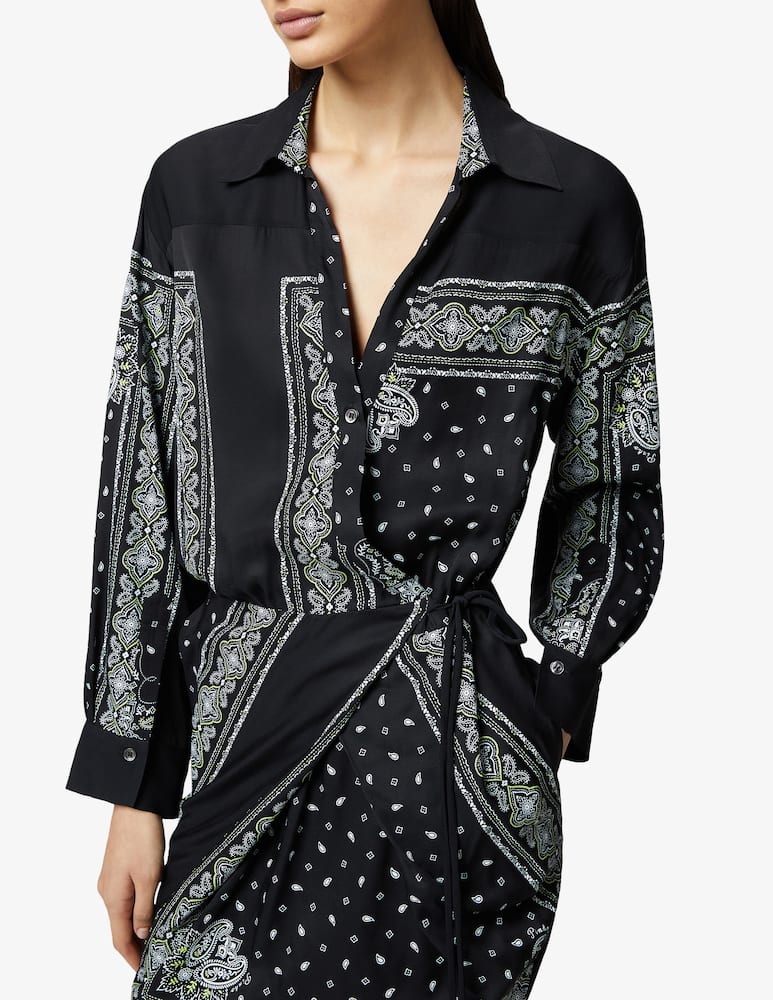 rinascente Pinko Mesopotamia wrap dress