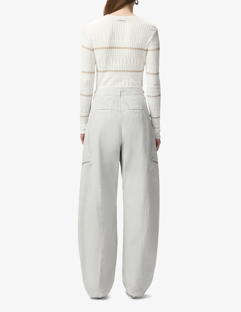 rinascente Pinko Maglione traforato in misto cotone seta