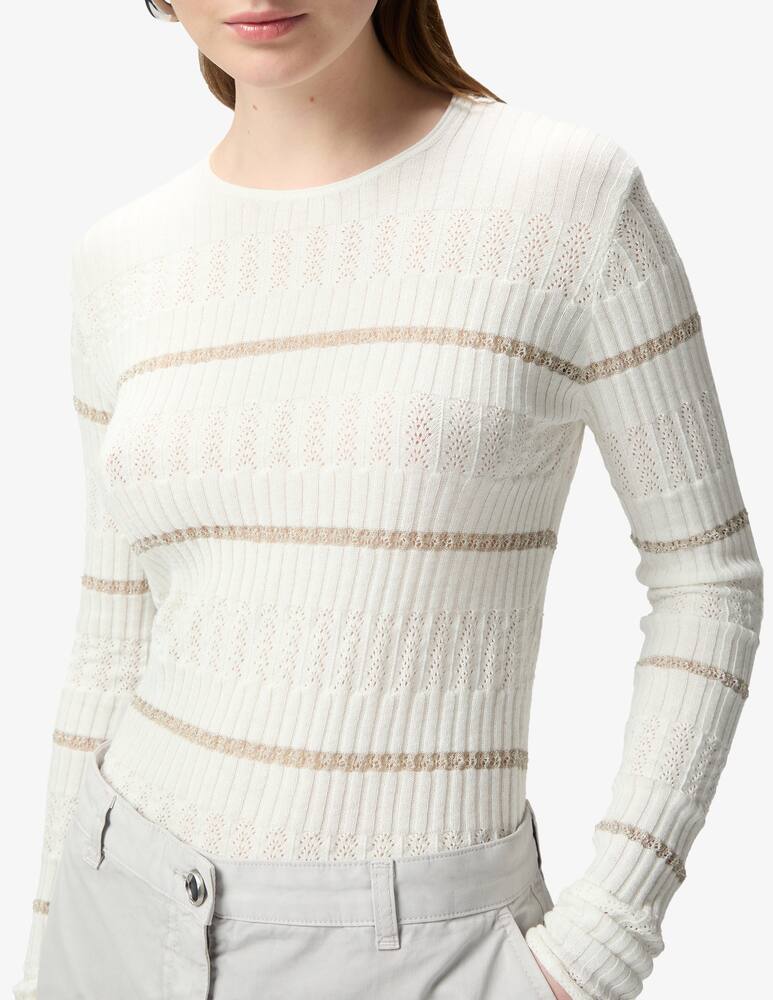 rinascente Pinko Maglione traforato in misto cotone seta