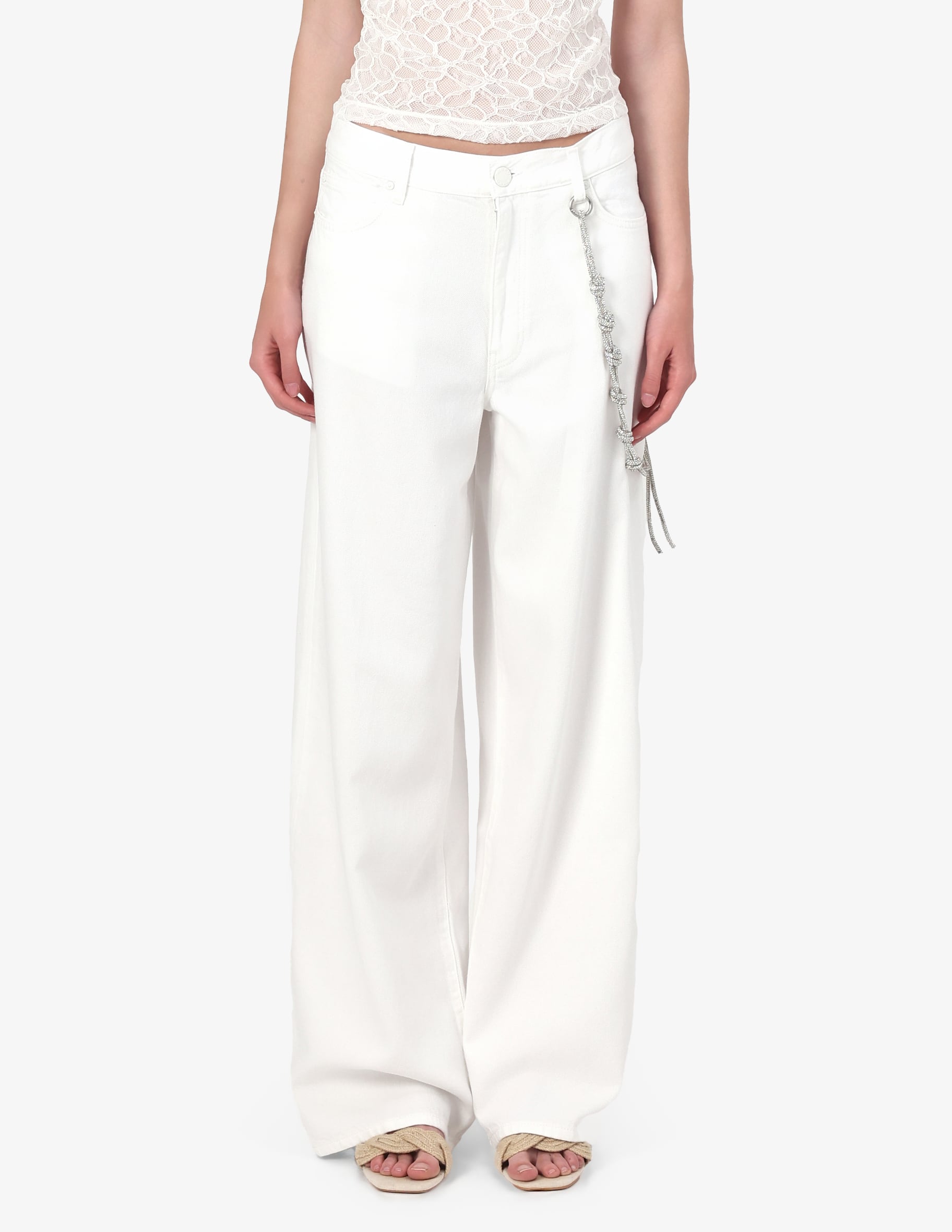 Shop Pinko Lauryn loose trousers on Rinascente
