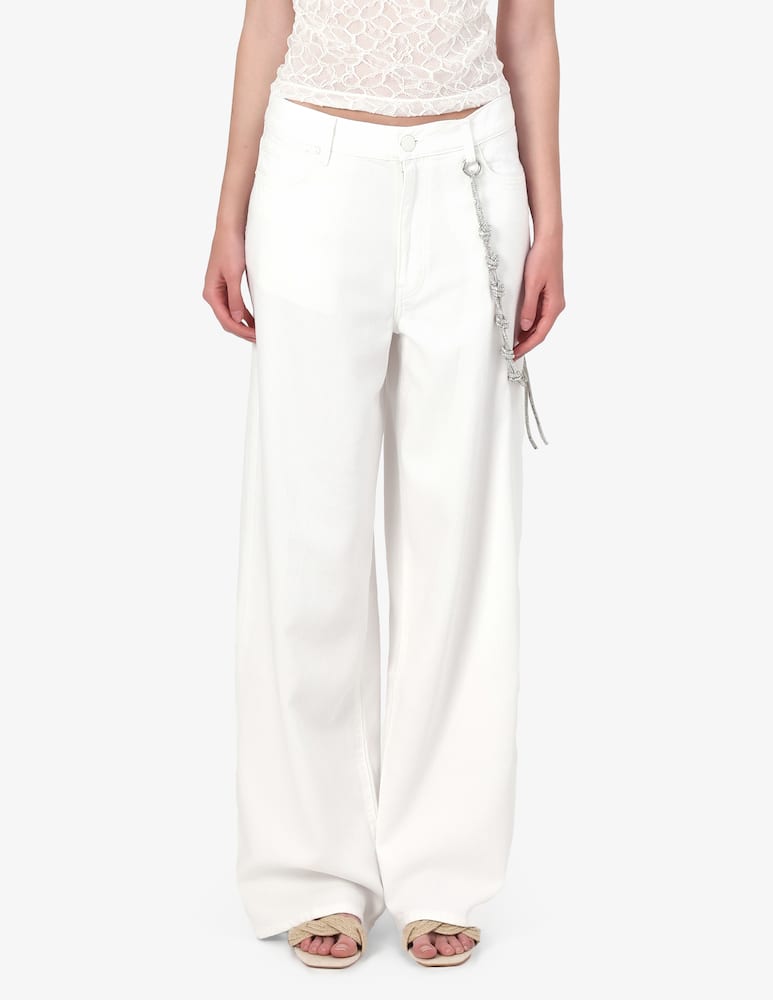 Pinko Pantaloni con catena Lauryn - immagine 1 Pinko Pantaloni con catena Lauryn - immagine 1