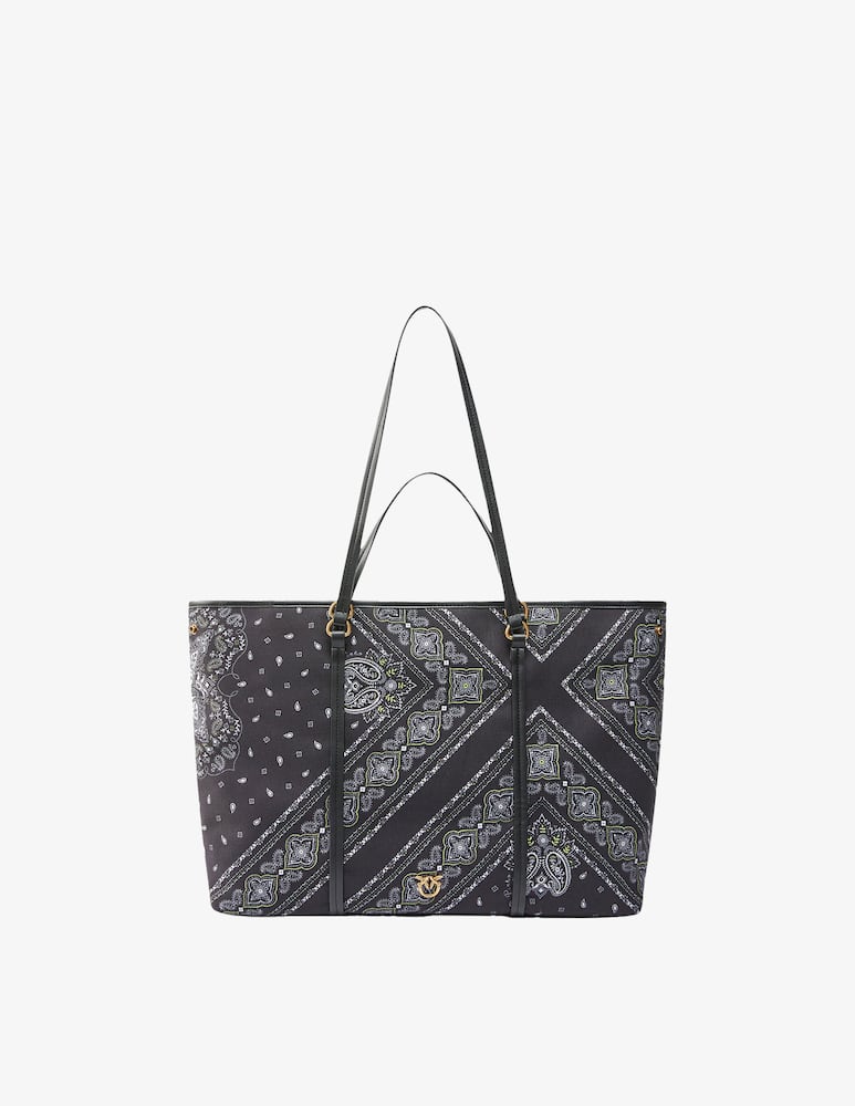 rinascente Pinko Borsa shopper con stampa bandana