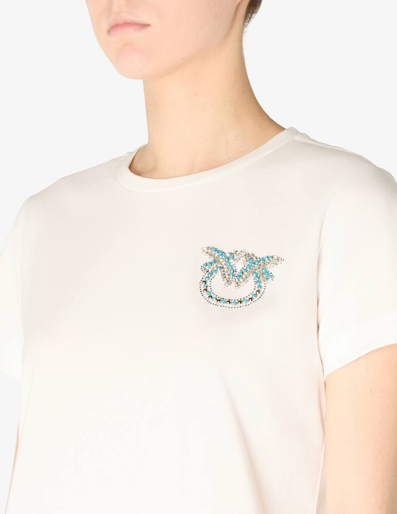 rinascente Pinko T-shirt ricamo uccelli Nambrone