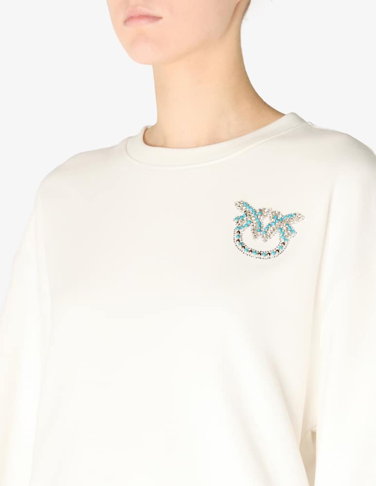 rinascente Pinko Felpa logo ricamato Ceresole