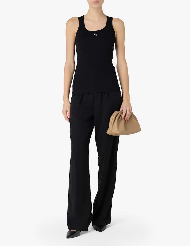 rinascente Pinko Canottiera cotone con logo