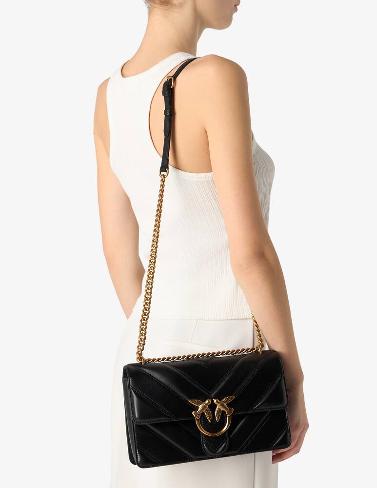 rinascente Pinko Love One Classic Light crossbody bag