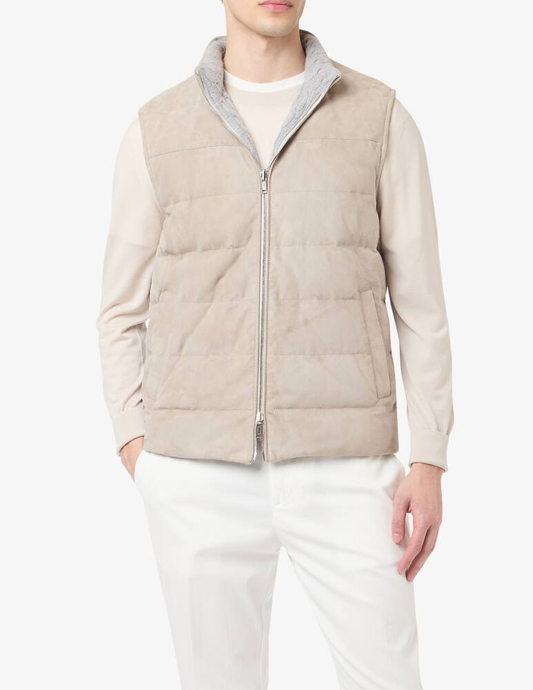 Eleventy Reversible quilted gilet - picture 1 Eleventy Reversible quilted gilet - picture 1