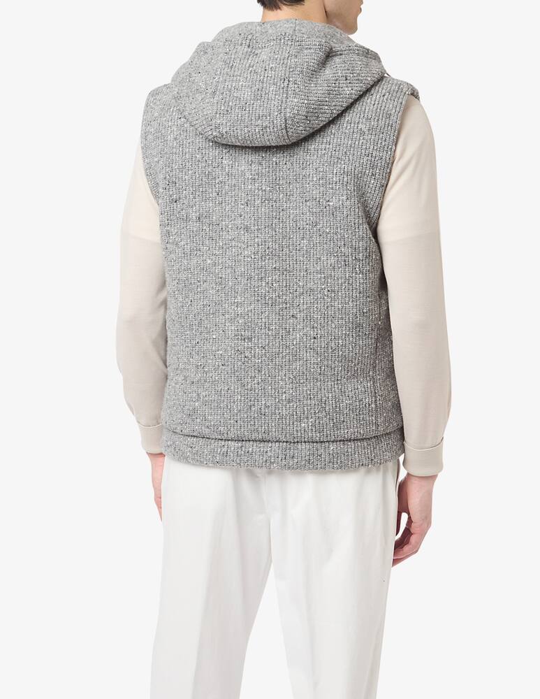 rinascente Eleventy Knitted hooded gilet