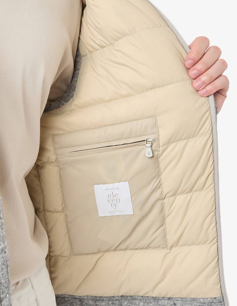 rinascente Eleventy Knitted hooded gilet