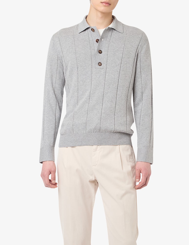 rinascente Eleventy Polo knit with buttons