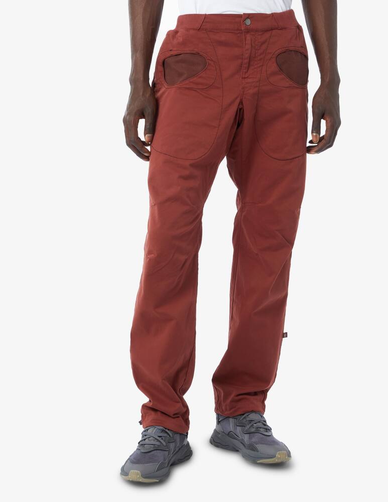 rinascente E9 Pantalone rondo slim in cotone - Rosso