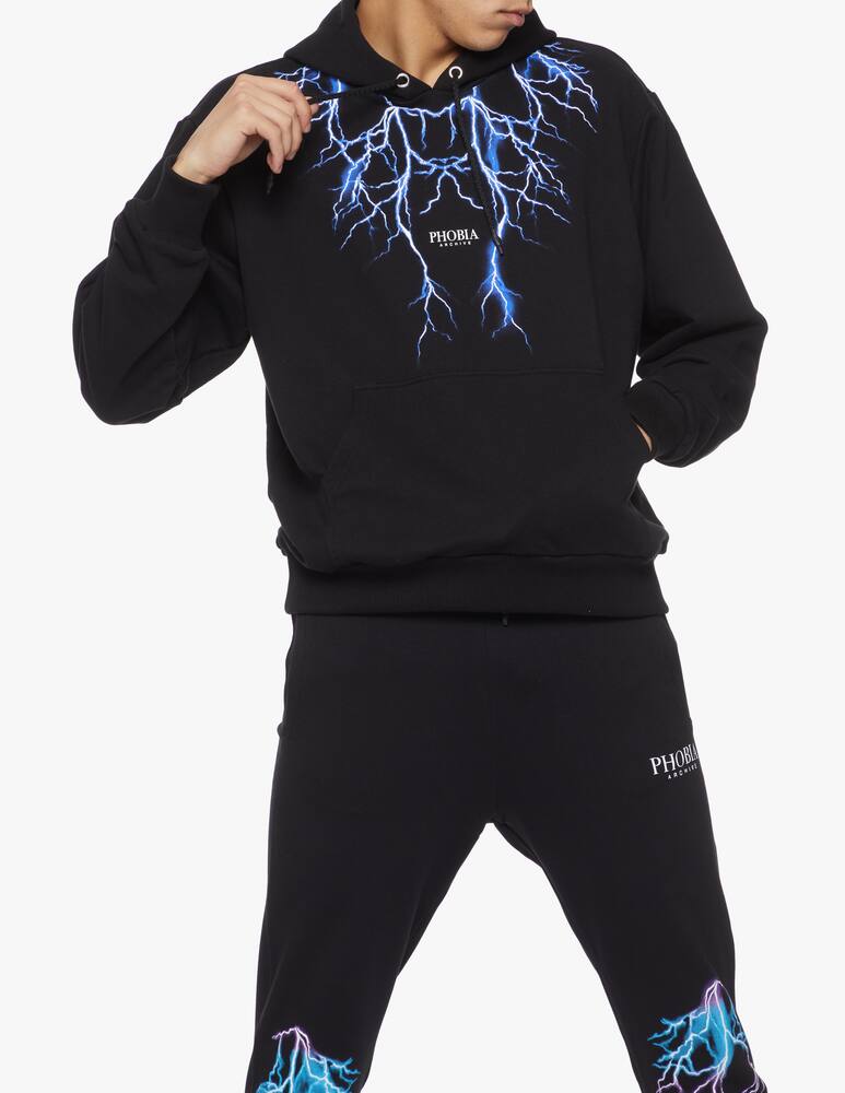 rinascente Phobia Hoodie Blue Lighting