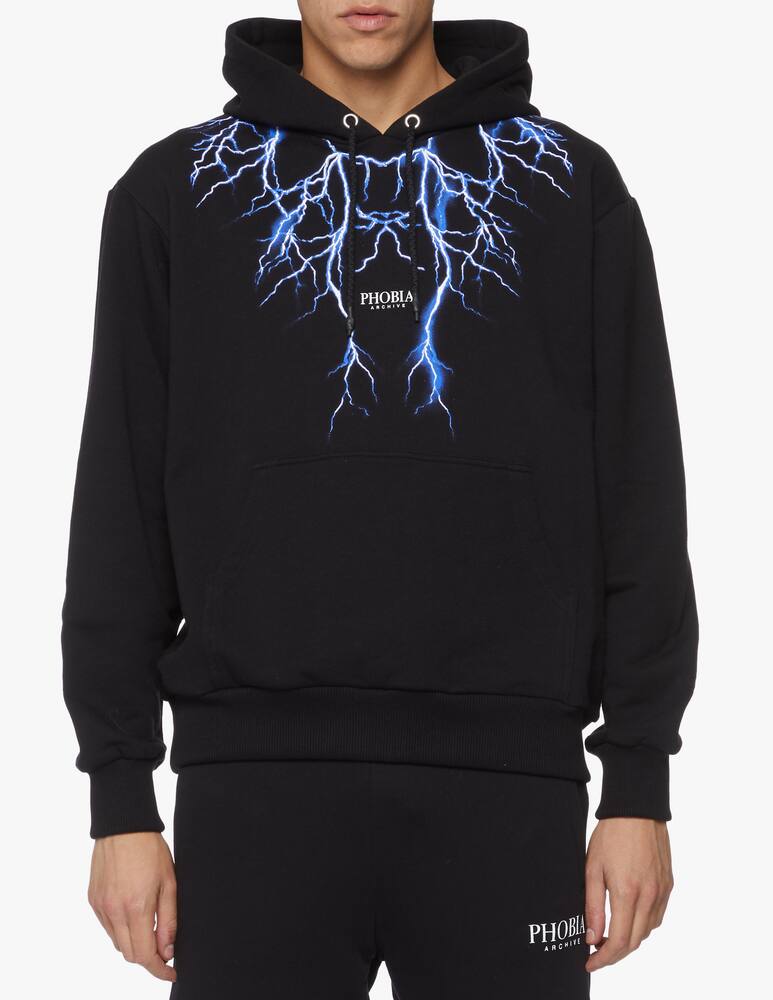 rinascente Phobia Hoodie Blue Lighting