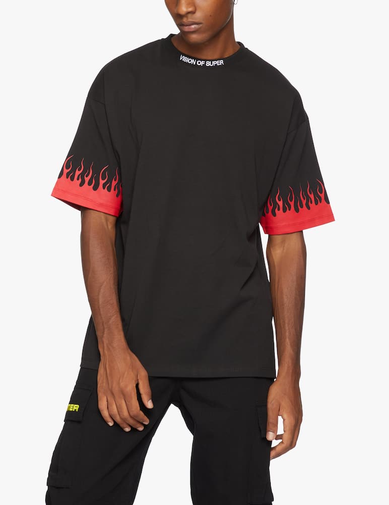 rinascente Vision of Super Maglietta flames red