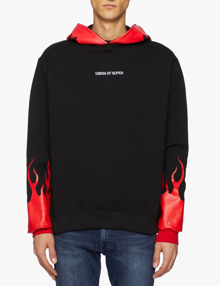 rinascente Vision of Super Flames red hoodie