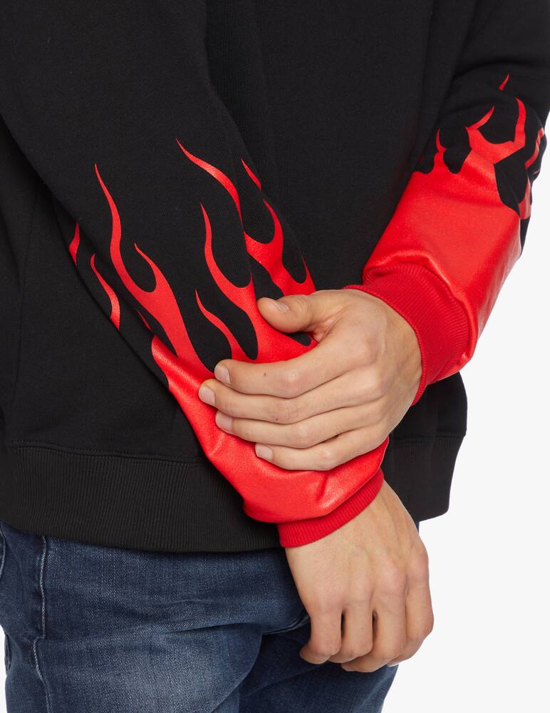 Vision of Super Felpa con cappuccio flames red - immagine 5 Vision of Super Felpa con cappuccio flames red - immagine 5