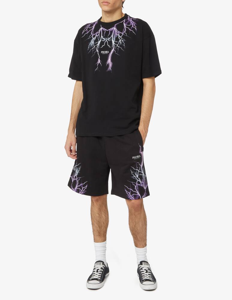 rinascente Phobia Pantaloncini con fulmine colorato