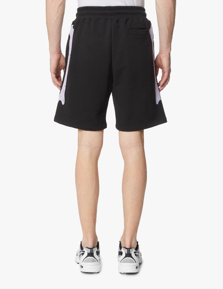rinascente Phobia Purple bones sweatshorts - black