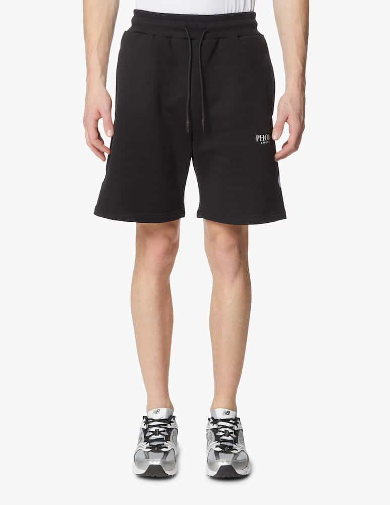 rinascente Phobia Purple bones sweatshorts - black