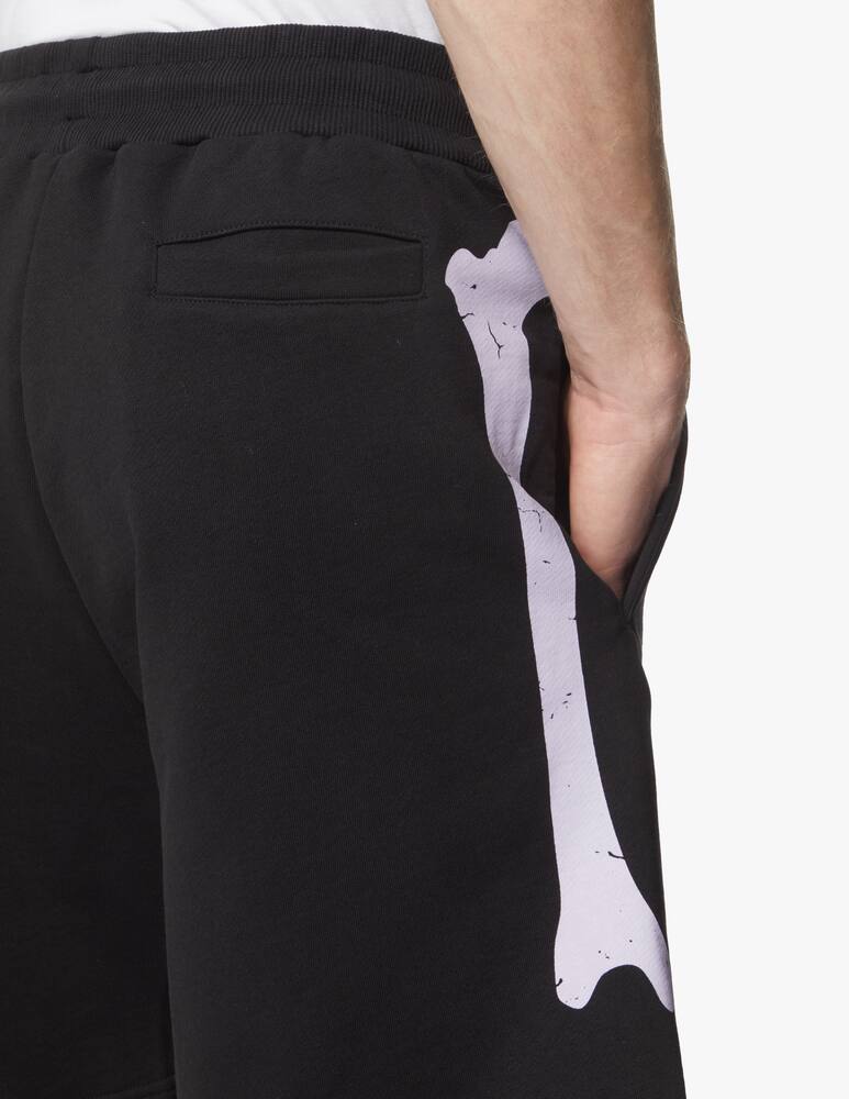 rinascente Phobia Purple bones sweatshorts - black