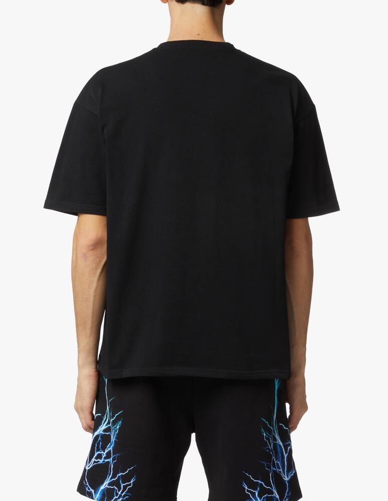 rinascente Phobia Blue light blue flash lightning t-shirt - black