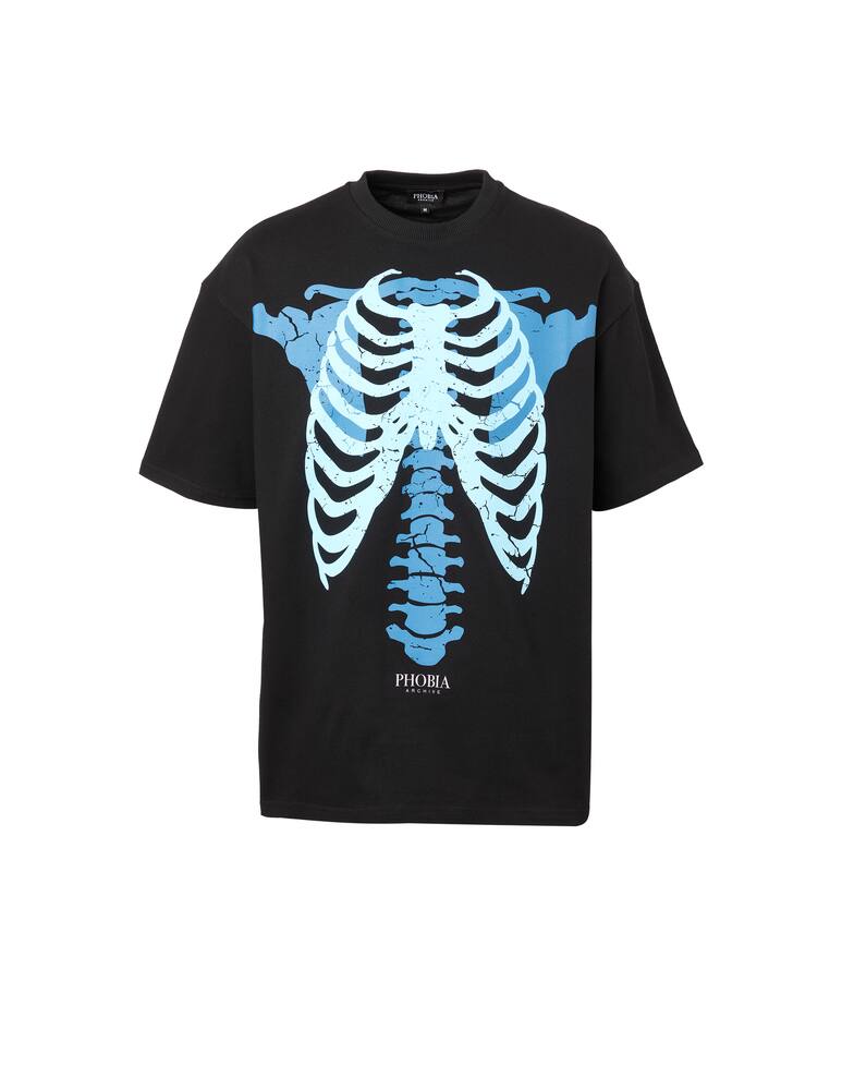 rinascente Phobia Light blue bones t-shirt - black