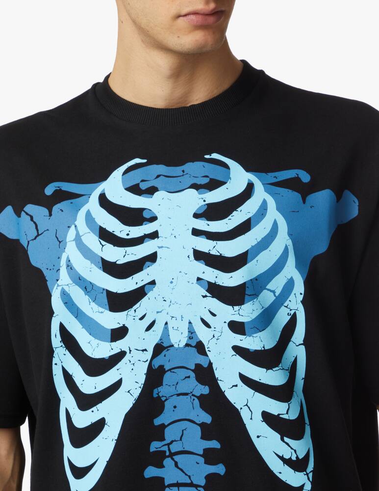 rinascente Phobia Light blue bones t-shirt - black