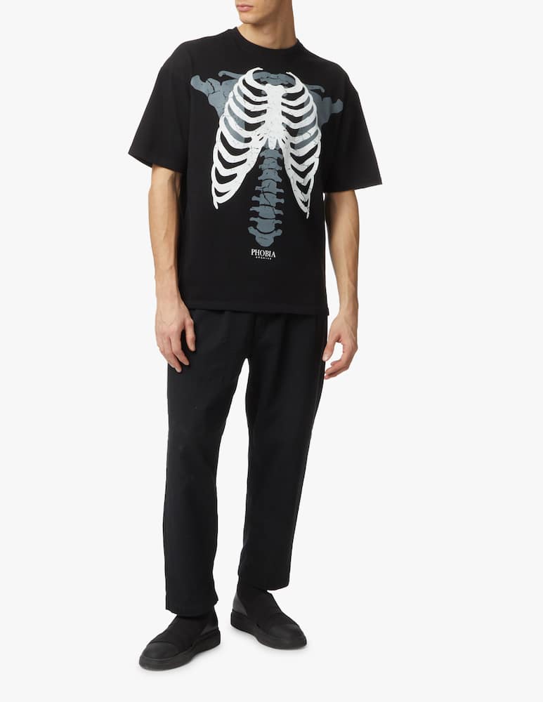rinascente Phobia White bones t-shirt - black