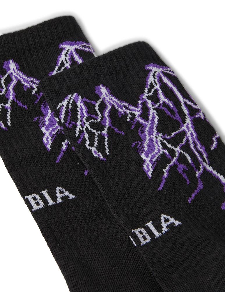 rinascente Phobia Calzino con fulmine viola - nero