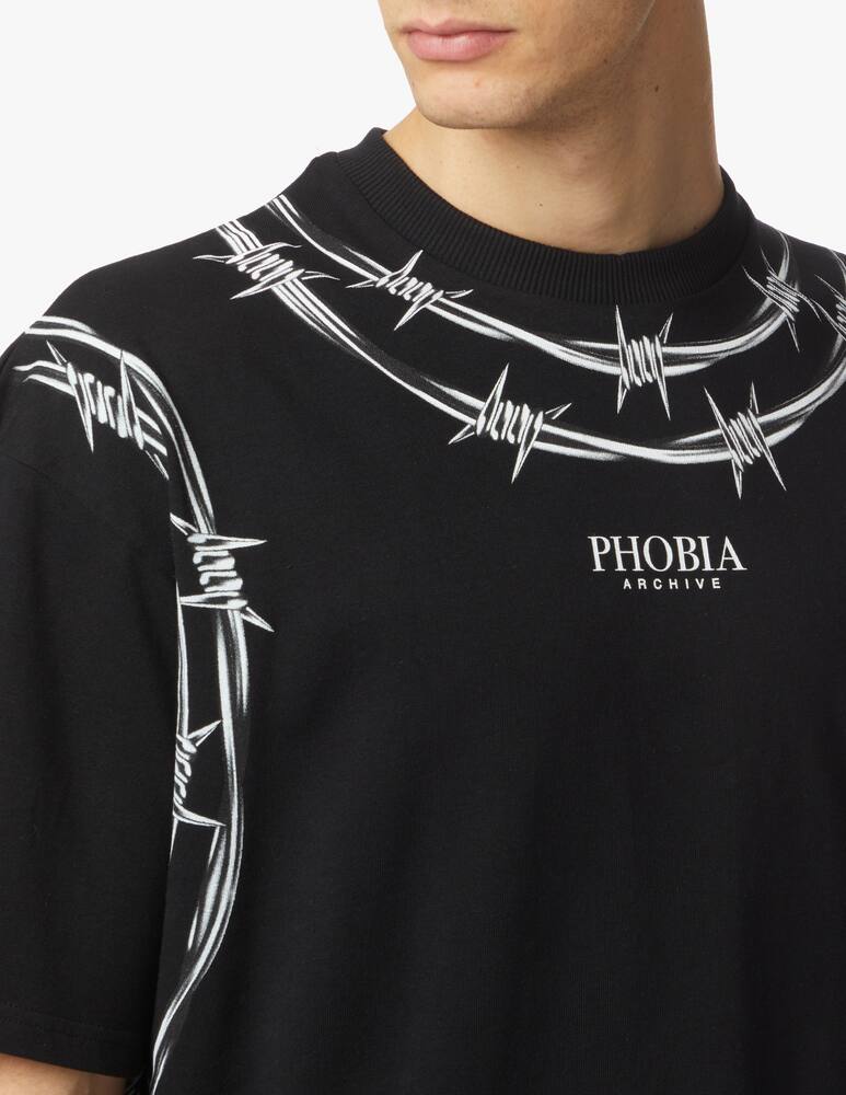 rinascente Phobia Maglietta filo spinato - nero