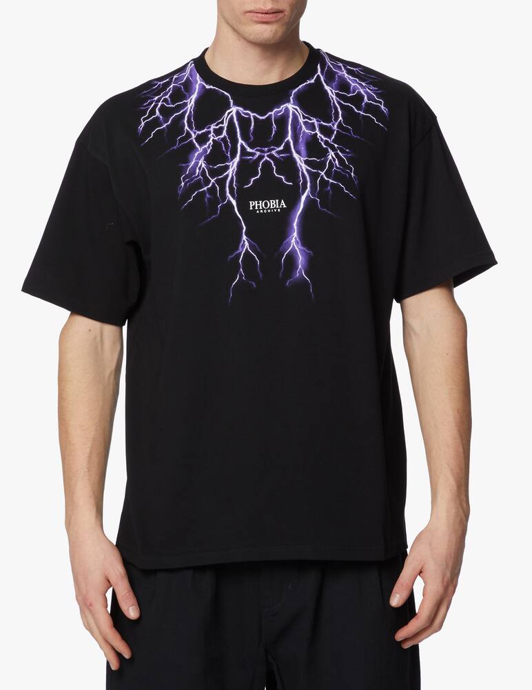 rinascente Phobia T-shirt con fulmine