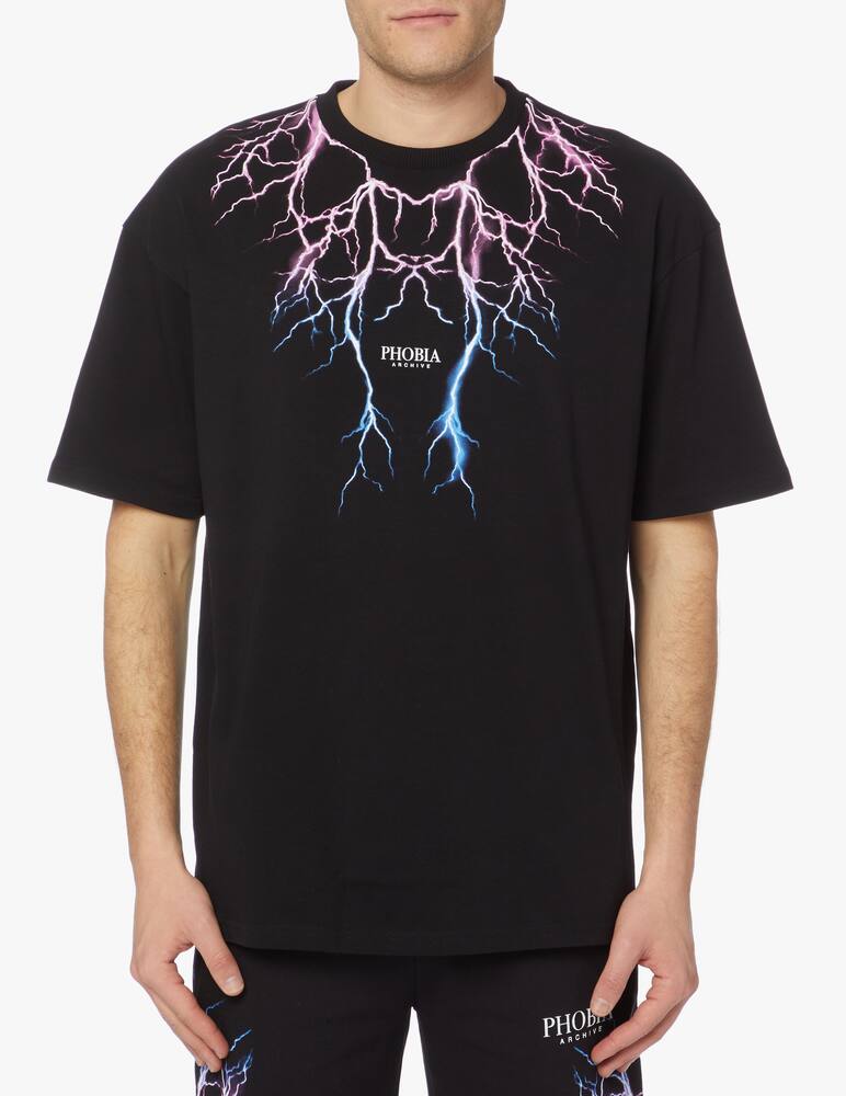 Phobia T-shirt con fulmine - immagine 4 Phobia T-shirt con fulmine - immagine 4