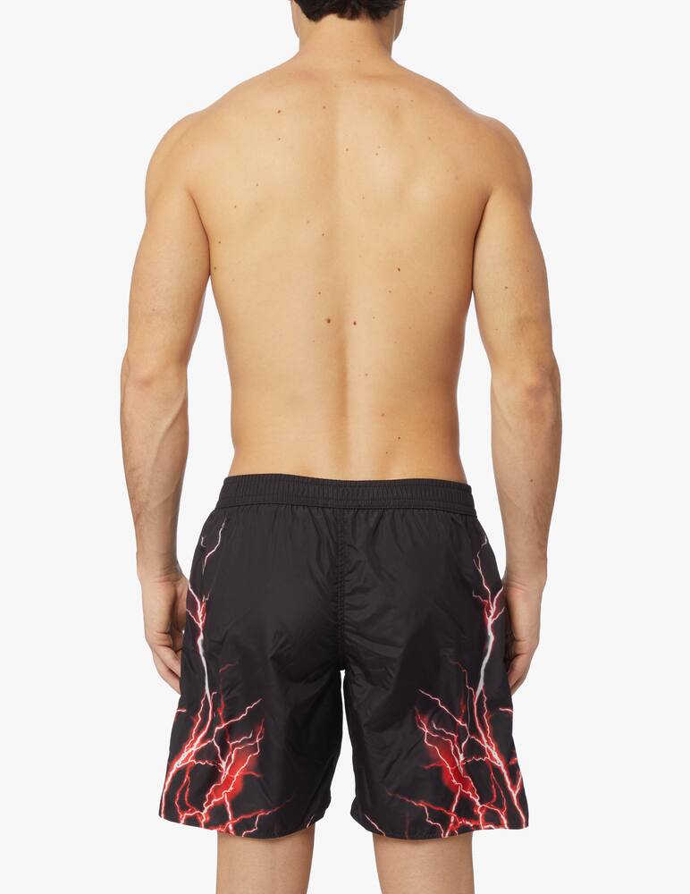 rinascente Phobia Costume flash rosso lightning - nero