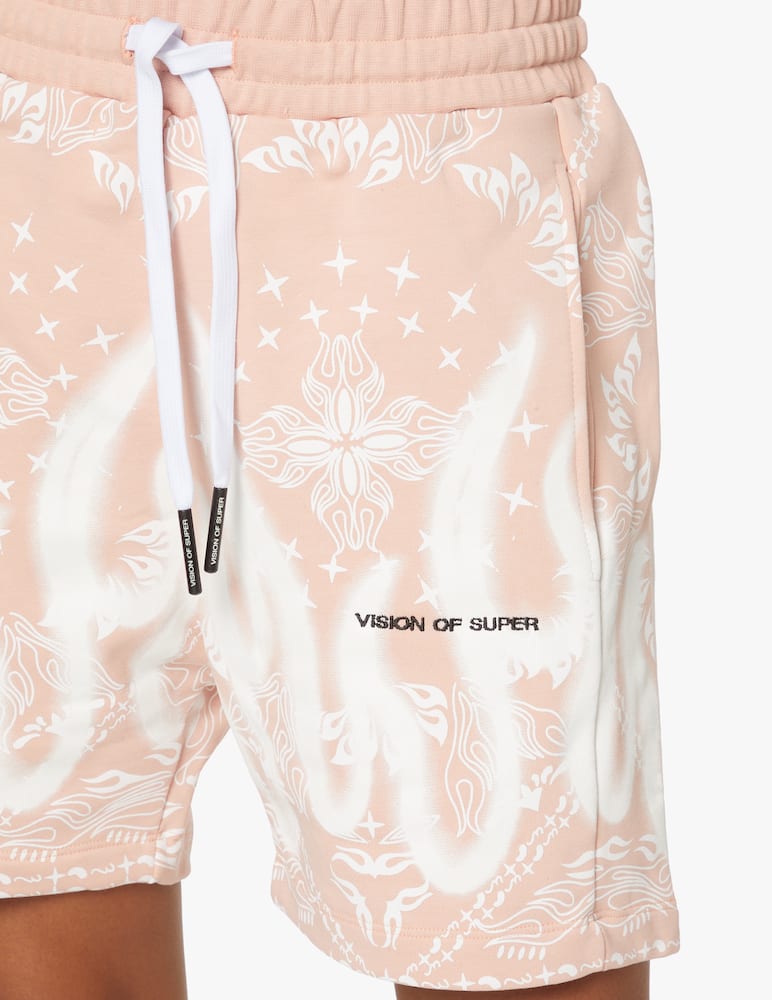 rinascente Vision of Super Pantaloni corti bandana - rosa