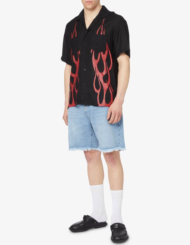 rinascente Vision of Super Red flames shirt