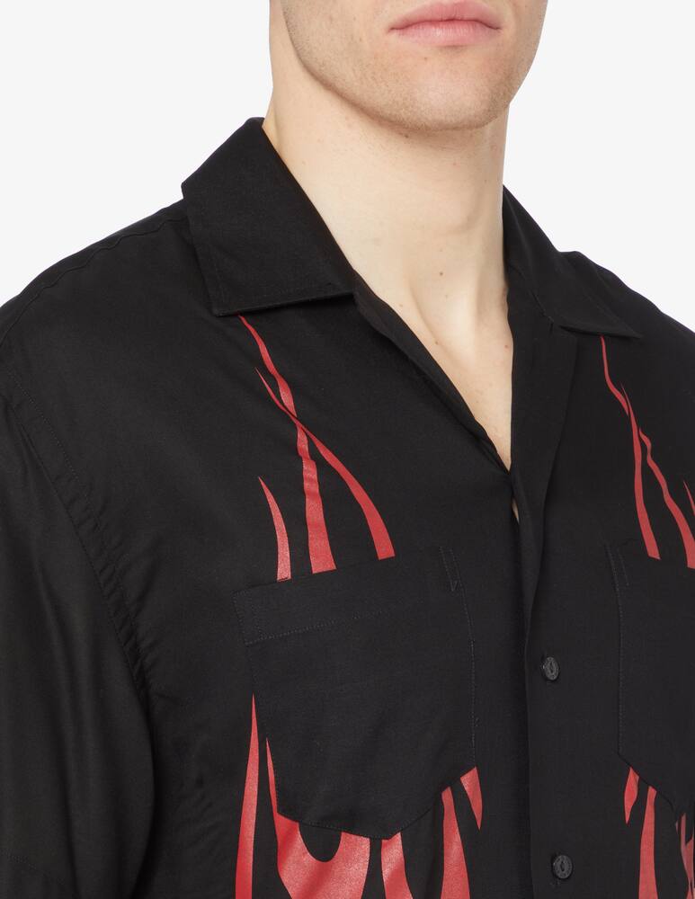 rinascente Vision of Super Red flames shirt