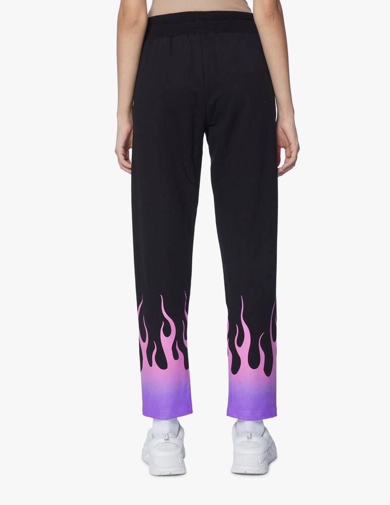 rinascente Vision of Super Cotton sweatpants with gradient flames