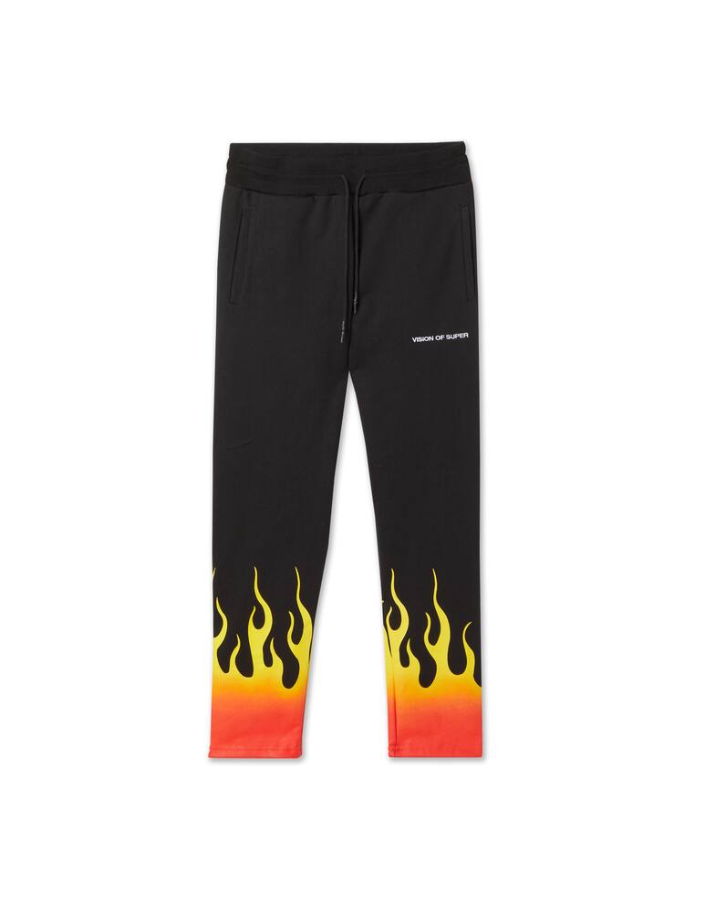 rinascente Vision of Super Pantaloni tuta con fiamme sfume